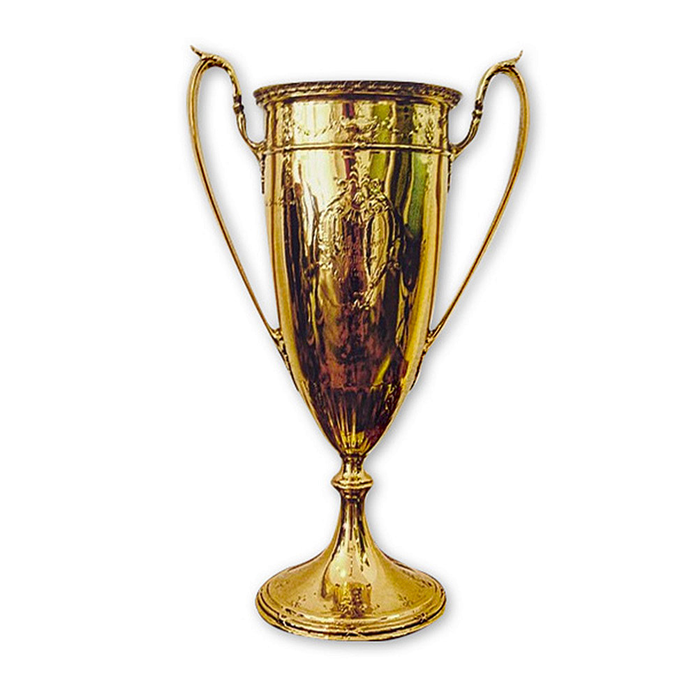 Gold-plated Philadelphia Challenge Cup by Chelsea Plating Company, restored with precision, reflecting its enduring status as an icon of victory.