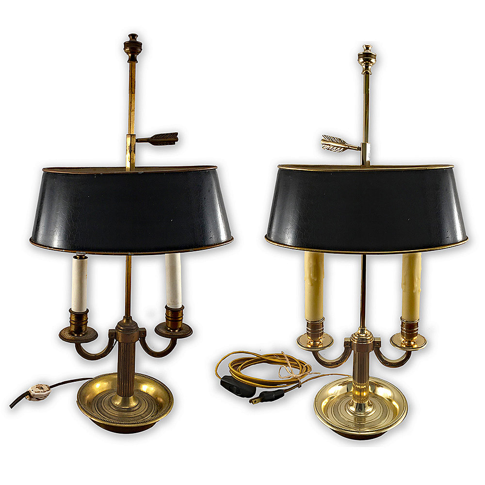 With great skill and attention to detail, Chelsea Plating Company has restored this antique brass table lamp to its original splendor. The brass restoration, high polish finish, and expert lighting repair underscore the company's commitment to excellence in antique restoration, brass refinishing, and antique lighting restoration. This revitalized lamp stands ready to grace any setting with its classic beauty and elegance, bridging the past and present.
