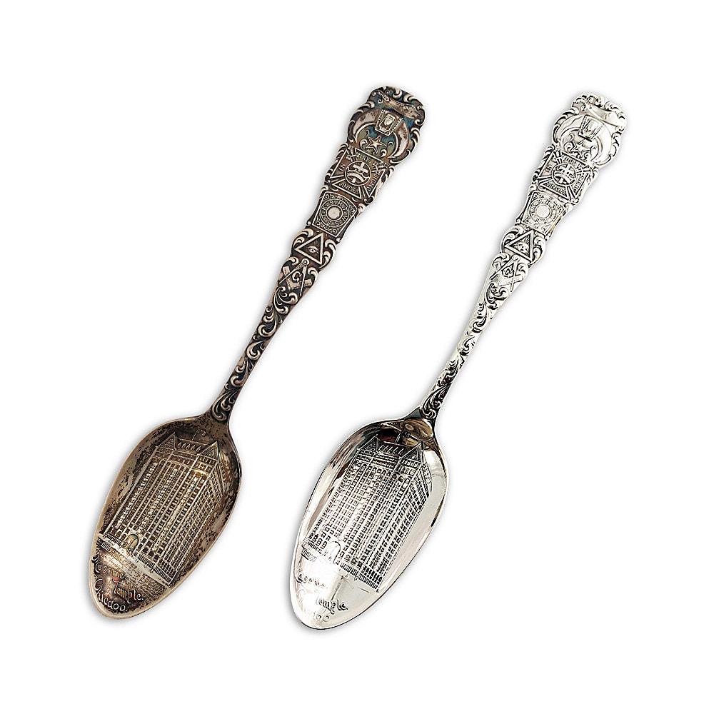 Immerse yourself in the world of Masonic symbolism with this antique decorative silver-plated Masonic spoon, skillfully silver plated by Chelsea Plating Company. Adorned with intricate Masonic symbols and decorative motifs, this captivating spoon embodies the rich heritage and symbolism of Freemasonry. The experienced craftsmen at Chelsea Plating Company have expertly applied a lustrous silver-plated finish to this antique spoon, breathing new life into its ornate design. The silver-plated surface now showcases the remarkable details and craftsmanship of the Masonic symbols, inviting you to appreciate the historical and artistic significance of this unique piece. Indulge in the elegance of this antique decorative silver-plated Masonic spoon, meticulously restored by Chelsea Plating Company.